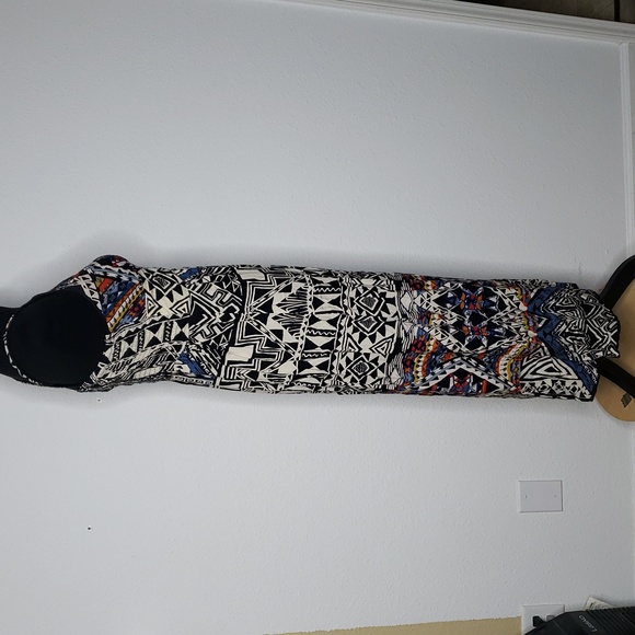 Angie Womens Babydoll Southwestern Maxi Dress Size S Bohemian Festival - Picture 5 of 16